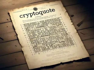 Today's Cryptoquote Answer