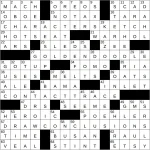 NYT Crossword Answers 01-06-2025