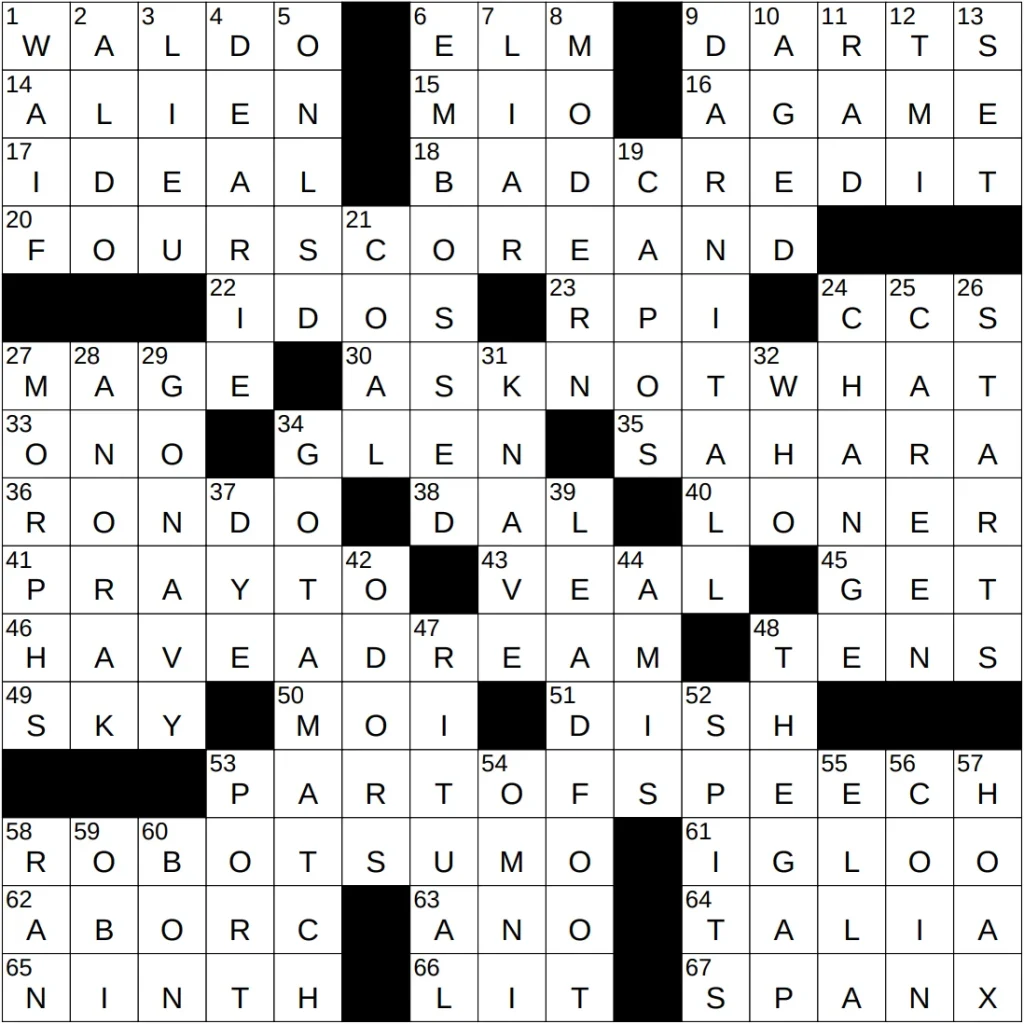 NY Times Crossword ANSWERS 27 May 26, Wednesday NY Times Crossword ANSWERS 27 May 26, Wednesday