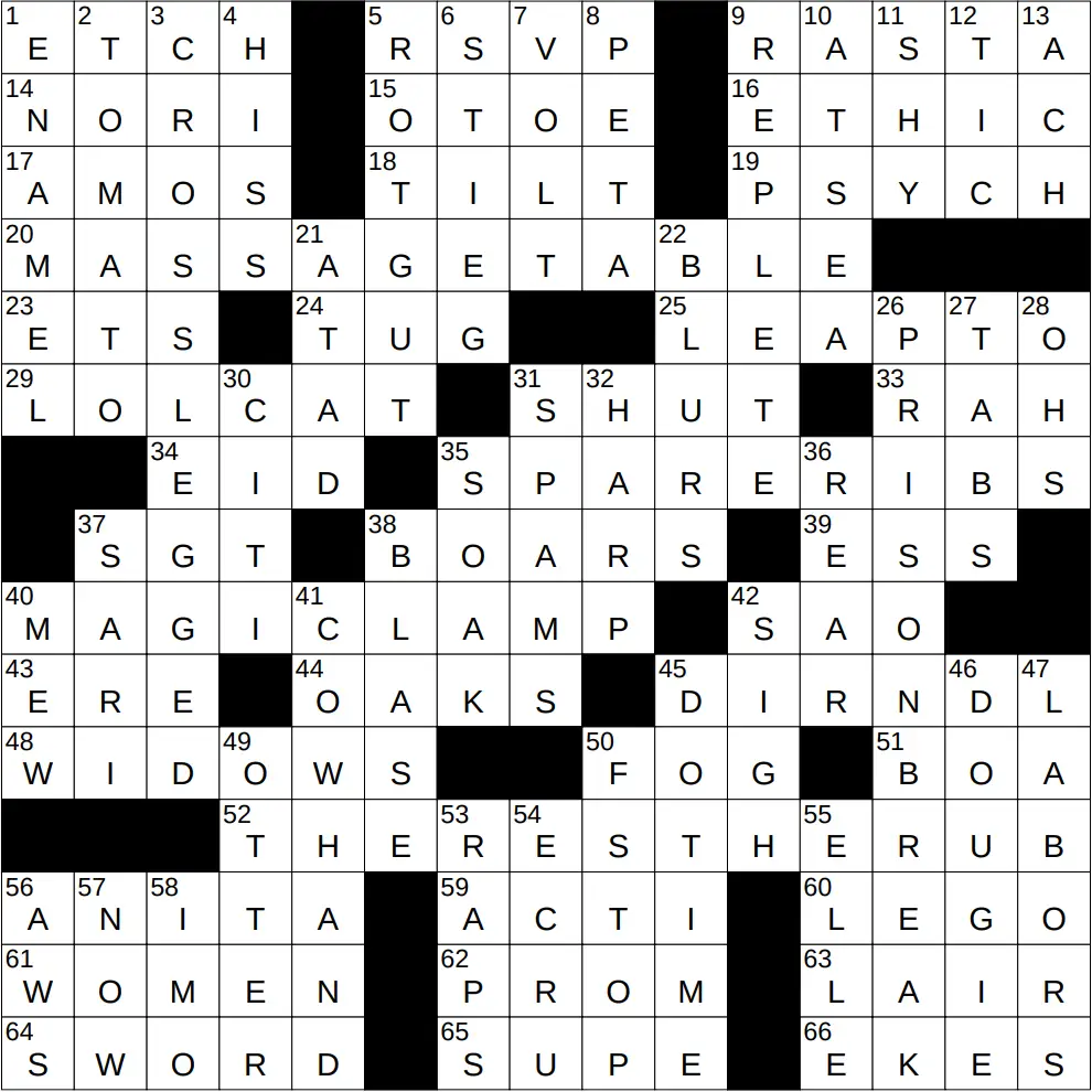 NY Times Crossword Answers 5 Oct 26, Monday NY Times Crossword Answers 5 Oct 26, Monday